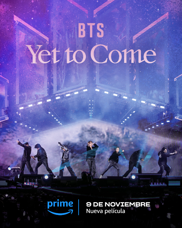 La legendaria película concierto de los íconos del pop BTS, BTS: Yet to Come, llegará exclusivamente a Prime Video