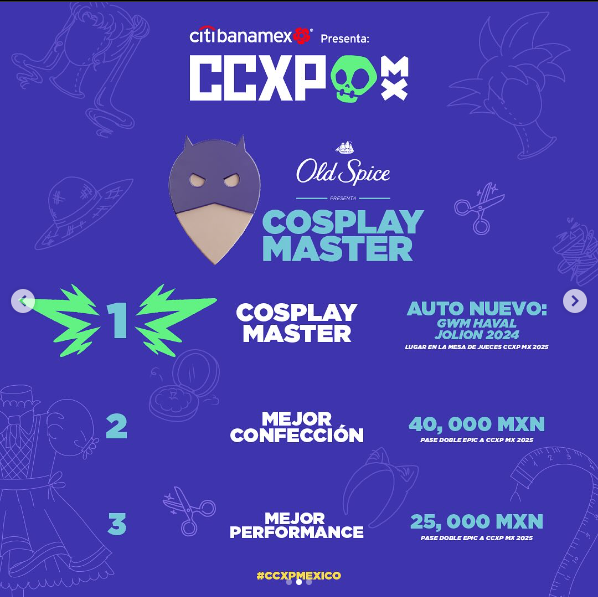 El concurso de Cosplay más grande de Latinoamérica  CCXP México