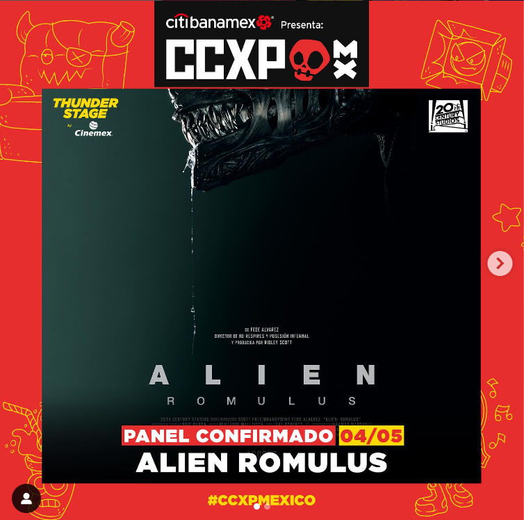 ¡Celebramos el Alien Day anunciando el panel de Alien: Romulus con el director Fede Álvarez en CCXP México!