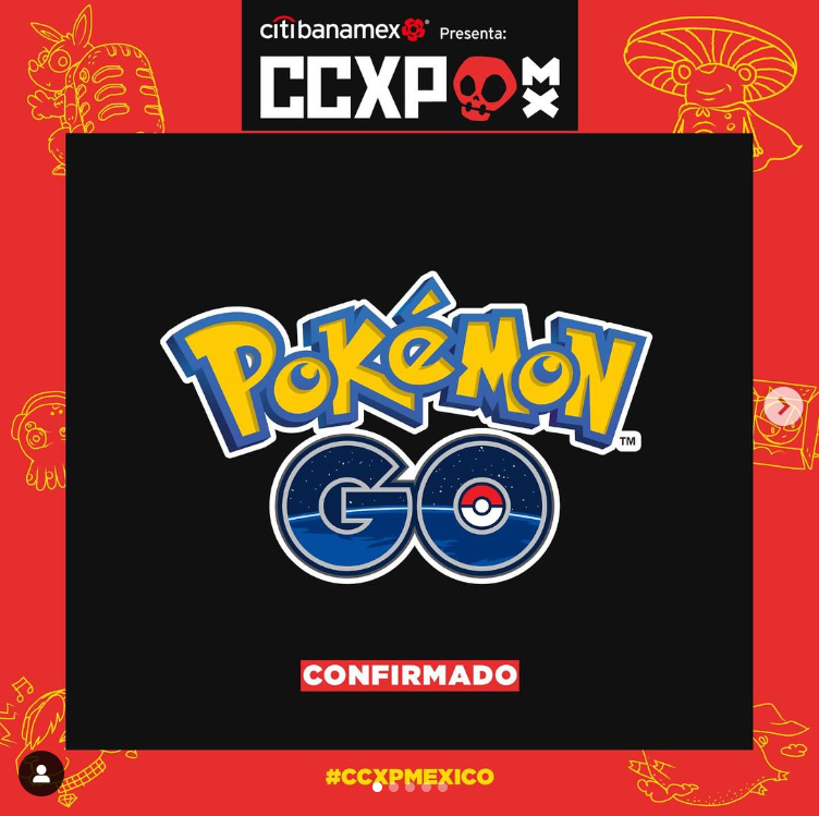 ¡Atrápalos ya en CCXP México con Pokémon GO! 