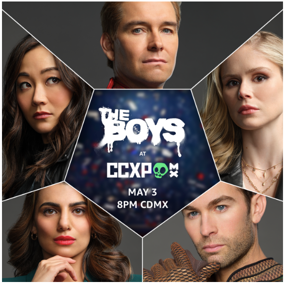 Los actores de The Boys se presentarán en el panel exclusivo de Prime Video durante CCXP México!