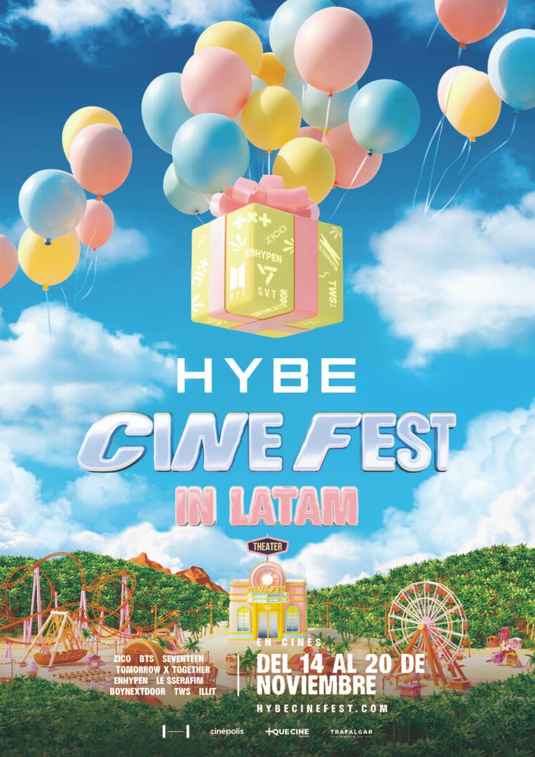 Trafalgar Releasing, HYBE y Cinépolis +QUE CINE presentan el HYBE CINE FEST, la más grande experiencia de K-pop en cines 