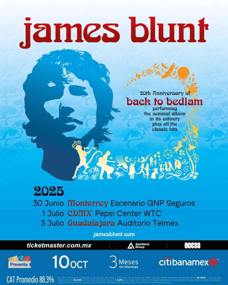 James Blunt regresa a México