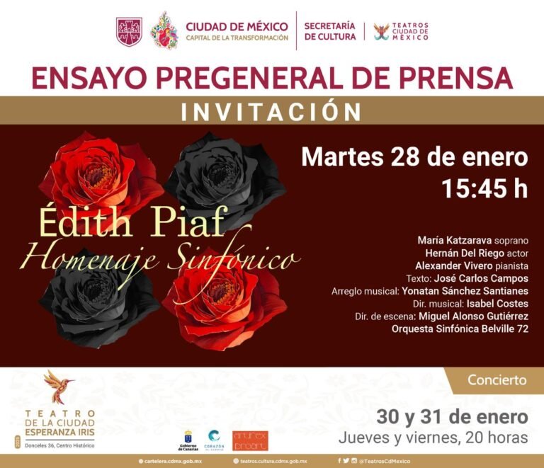 «Édith Piaf. Homenaje Sinfónico» | Concierto