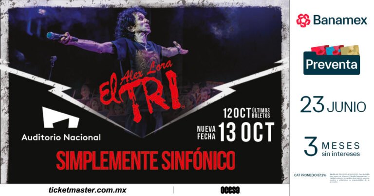 El Tri confirma nueva fecha de su show Simplemente Sinfónico en el Auditorio Nacional | Música