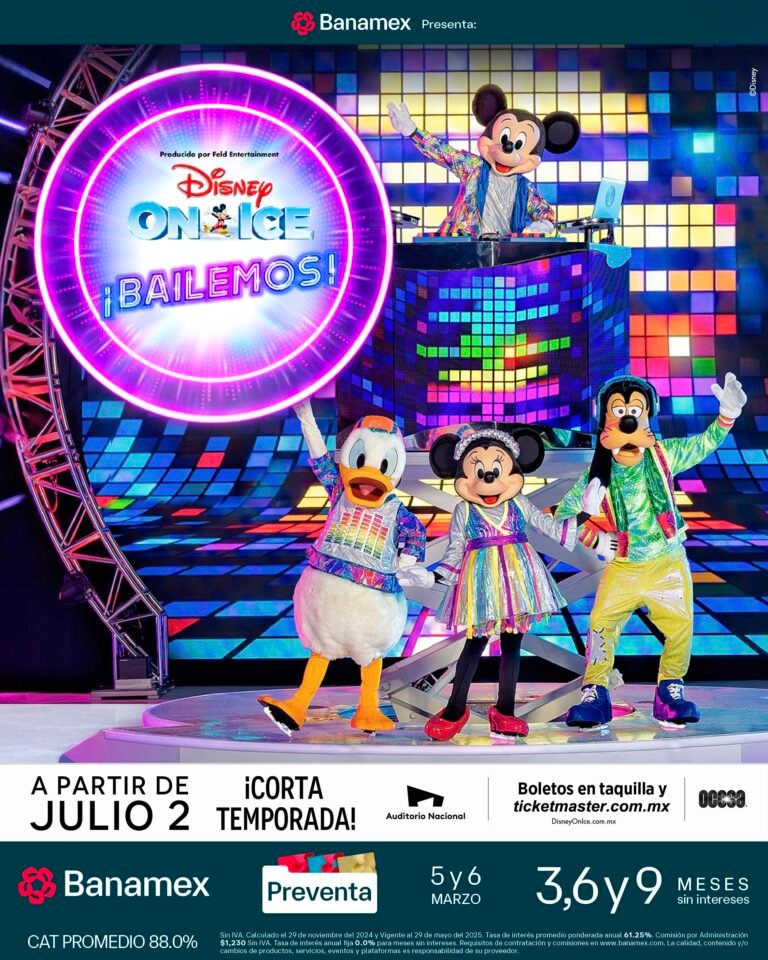 La Magia De Disney Regresa Este Verano Al Auditorio Nacional Con Disney On Ice: Bailemos | Media Day