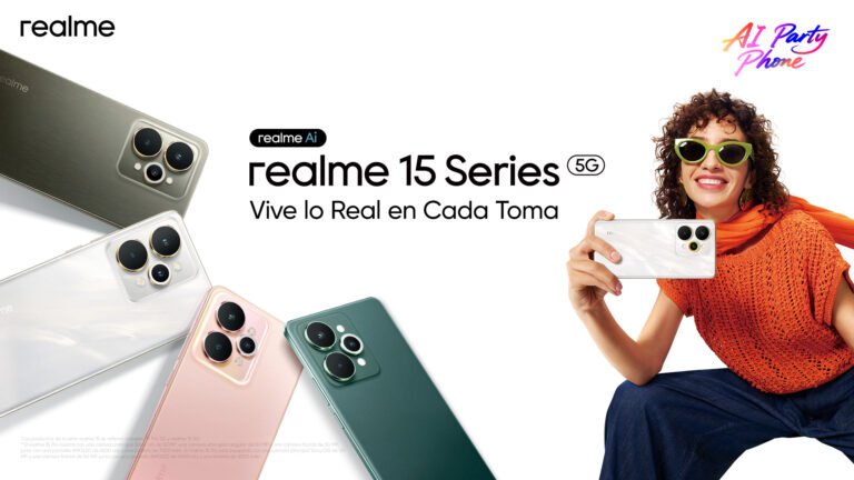 La Serie 15 de Realme llega el 23 de septimbre con AI Edit Genie de la mano de Google