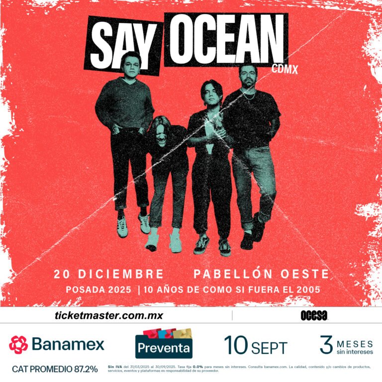 LA POSADA PUNK DEL AÑO: SAY OCEAN REVENTARÁ EL PABELLÓN OESTE