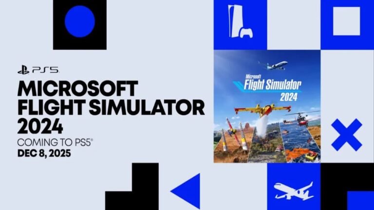 Microsoft Flight Simulator 2024 llegará a PlayStation 5 el 8 de diciembre