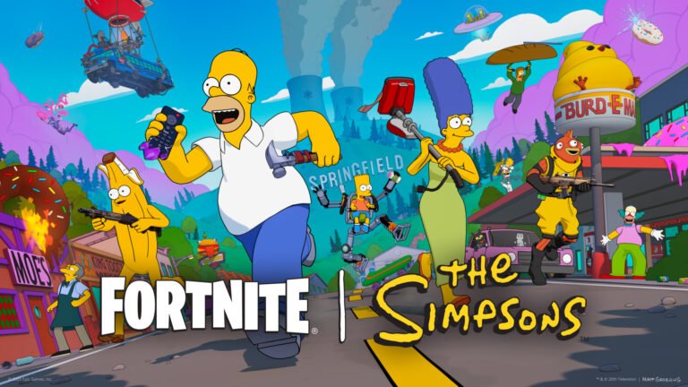 ¡Springfield y el Battle Royale colisionan en Fortnite | Los Simpson!