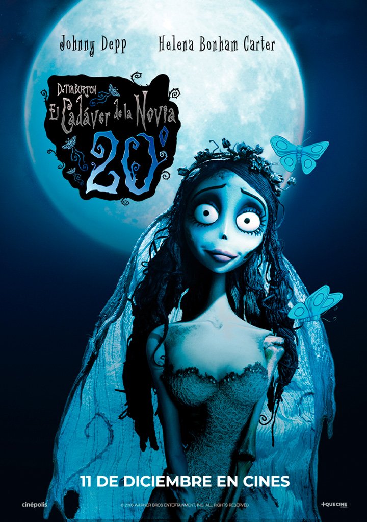 El Cadáver de la Novia y su regreso a la pantalla grande. | Reseña