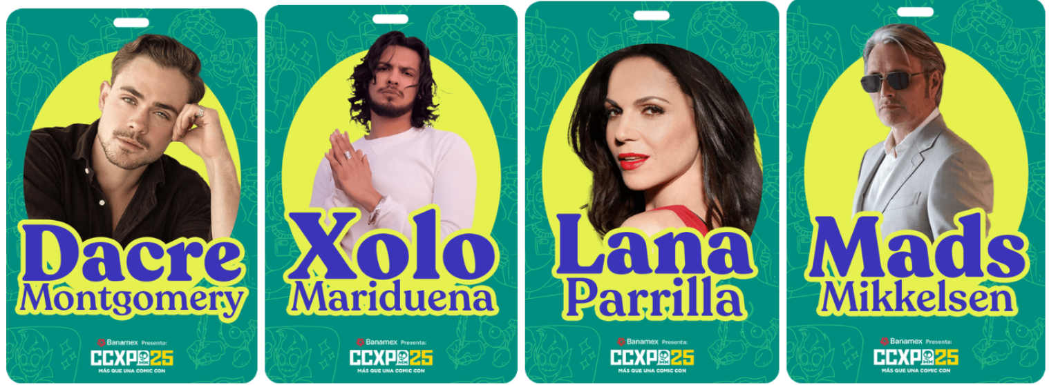 CCXP México 2025 abre la venta de fotos y autógrafos con invitados internacionales