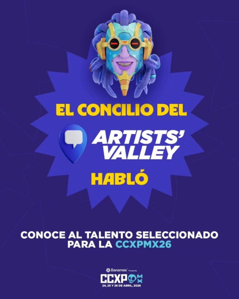 CCXP México 2026 revela a los artistas seleccionados del Artists’ Valley
