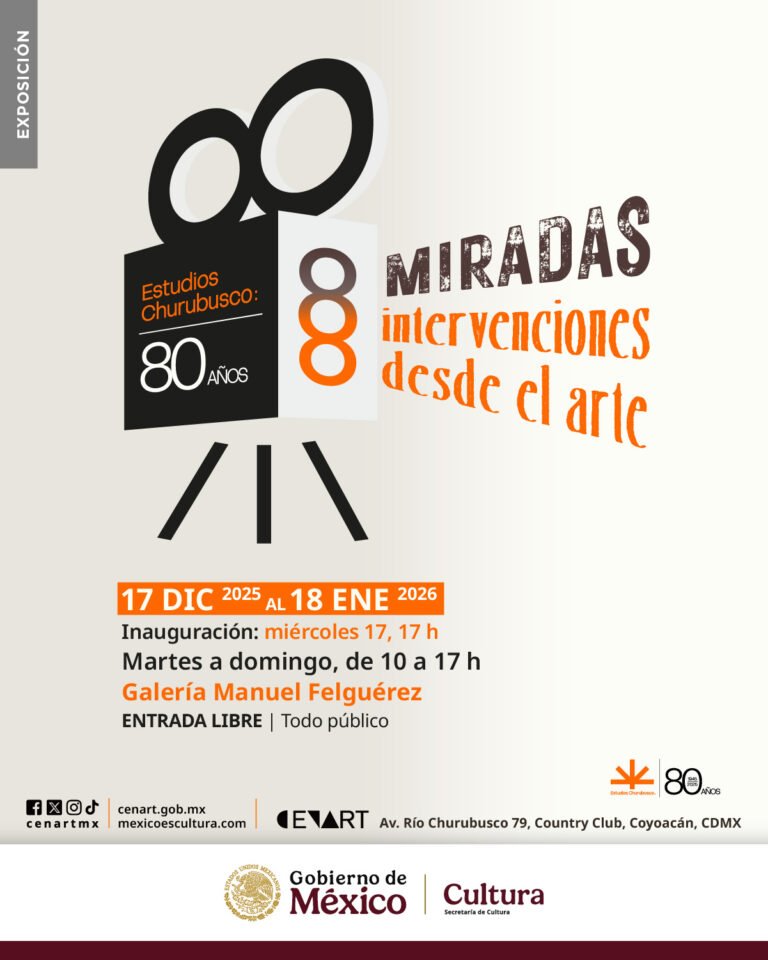 Estudios Churubusco: 80 años, 8 miradas, 8 intervenciones desde el arte.