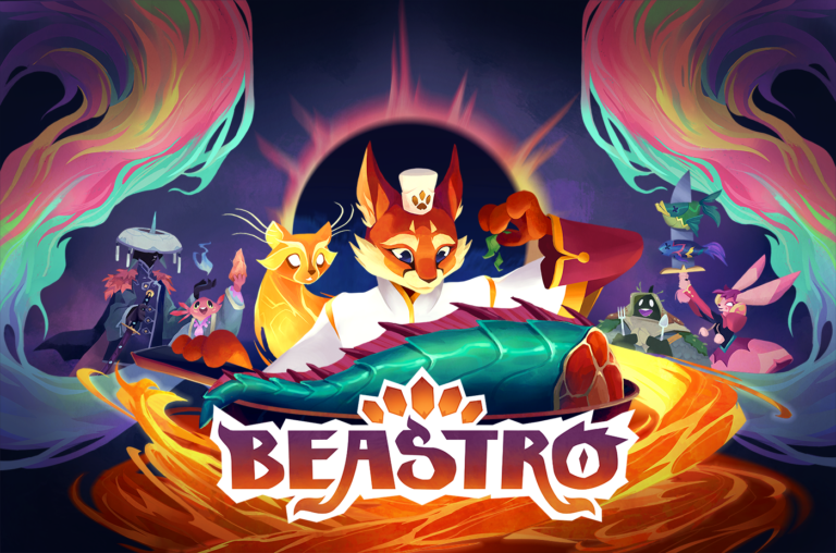 Gameplay de Beastro mostrando sistema de cocina y combate con construcción de mazos durante el Steam Next Fest