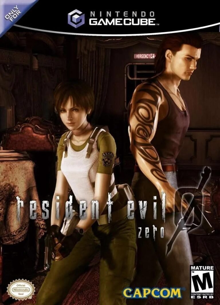 Resident Evil 0 2002 en GameCube mostrando a Rebecca Chambers
