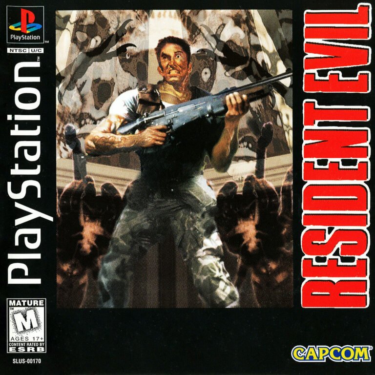 Resident Evil 1996 en PlayStation con la Mansión Spencer como escenario principal