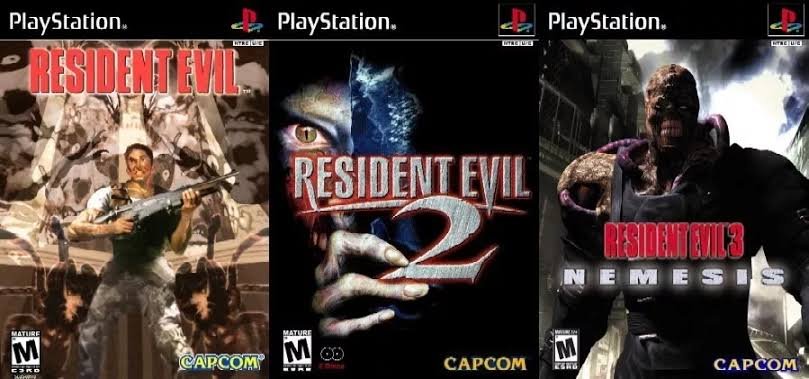 Resident Evil 1, 2 y 3 marcaron el inicio del survival horror