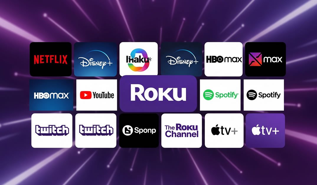 Dispositivo Roku mostrando películas nominadas de la temporada de premios