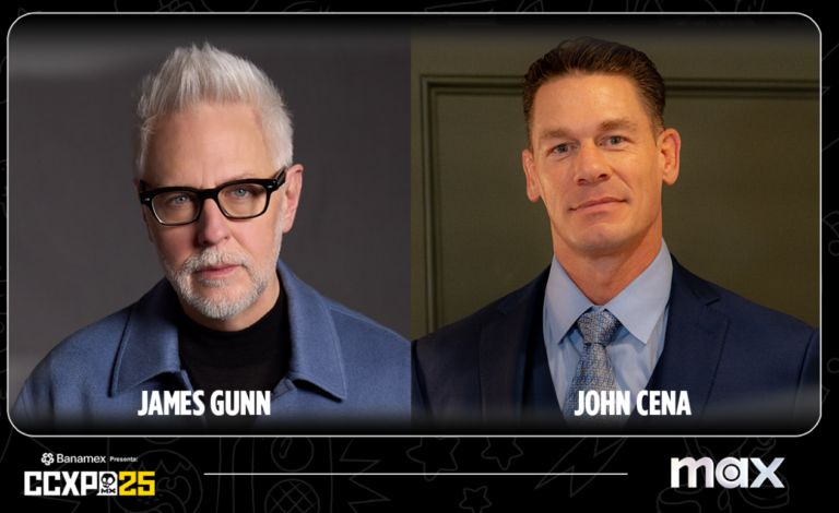 JAMES GUNN Y JOHN CENA CERRARAN EL THUNDER STAGE BY CINEMEX CON EL PANEL DE PEACEMAKER