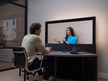 HP Dimension con Google Beam tecnología de videollamadas 3D