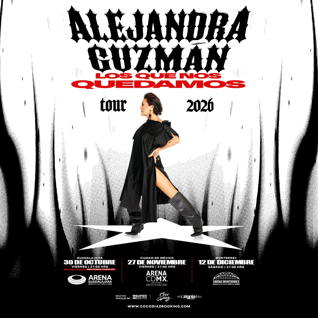 Alejandra Guzmán en concierto Los Que Nos Quedamos Tour 2026