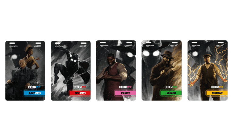 SPIDER-NOIR SE APODERA DE LA CCXPMX26: PRIME VIDEO PRESENTA LOS BADGES OFICIALES DE LA EDICIÓN 2026
