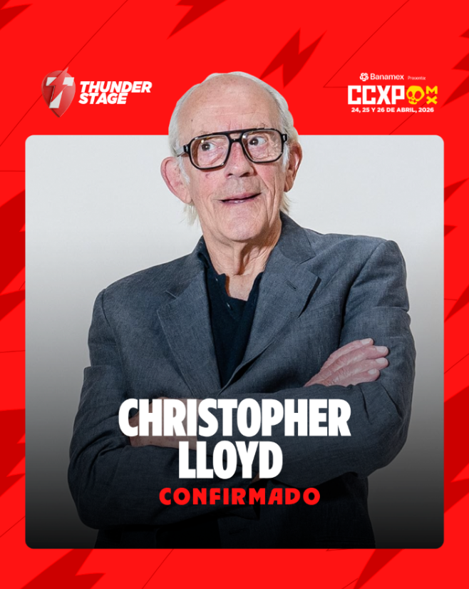 CHRISTOPHER LLOYD VIAJA EN EL TIEMPO HASTA CCXPMX26
