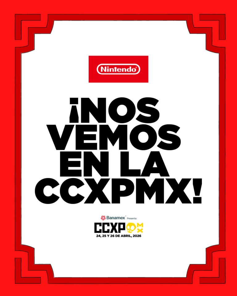 Nintendo Switch 2 en CCXP México 2026 stand