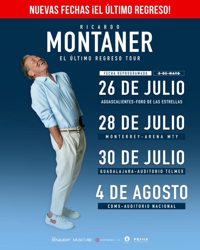 Ricardo Montaner emociona al Auditorio Nacional y anuncia nueva fecha en CDMX.