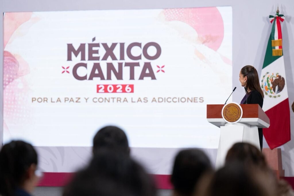 Claudia Sheinbaum presenta la segunda edición de “México Canta por la Paz y Contra las Adicciones”