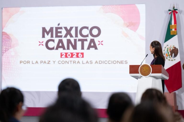 Claudia Sheinbaum presenta la segunda edición de “México Canta por la Paz y Contra las Adicciones”