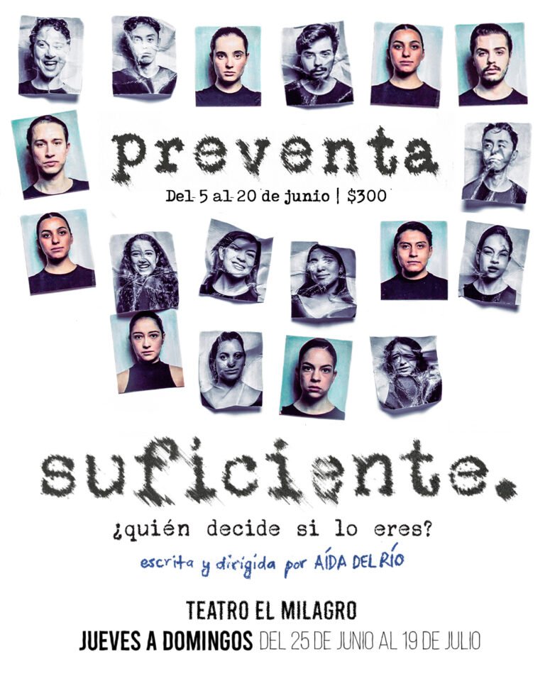 «Suficiente» Llega al Teatro El Milagro con una reflexión sobre la salud mental y las presiones de la juventud.
