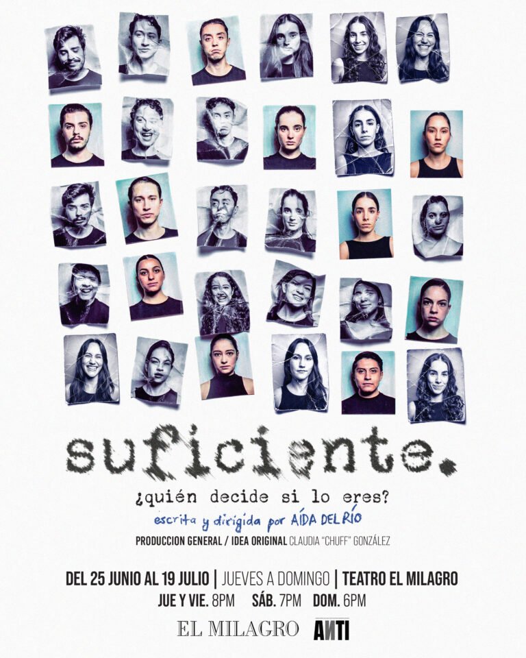 “Suficiente”: La obra que mezcla el futuro con la salud mental de los jóvenes llega al Teatro El Milagro