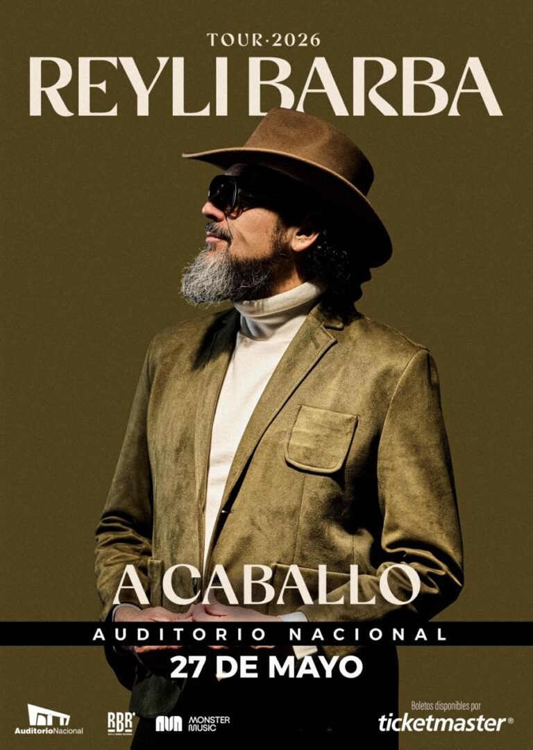 Reyli Barba conquistó el Auditorio Nacional con una noche llena de nostalgia y emociones
