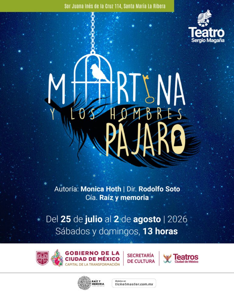 «Martina y los hombres pájaro» se despide del Teatro Sergio Magaña con sus últimas funciones