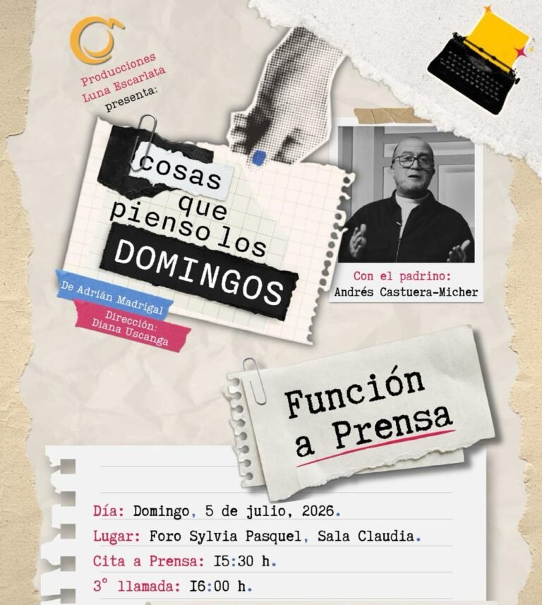 Cosas que pienso los domingos | Teatro