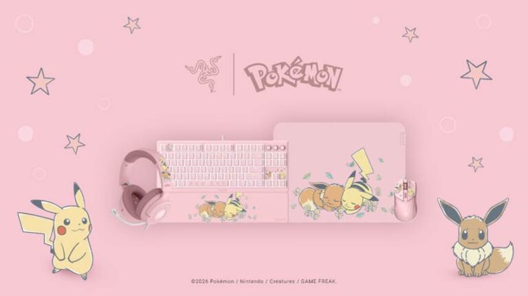¡Electricidad y ternura en tu setup! Razer anuncia la colección de Pikachu e Eevee