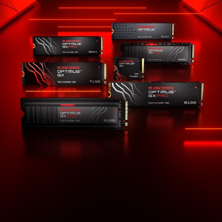 SANDISK Optimus llega a México: nuevos SSD para gamers, creadores y profesionales