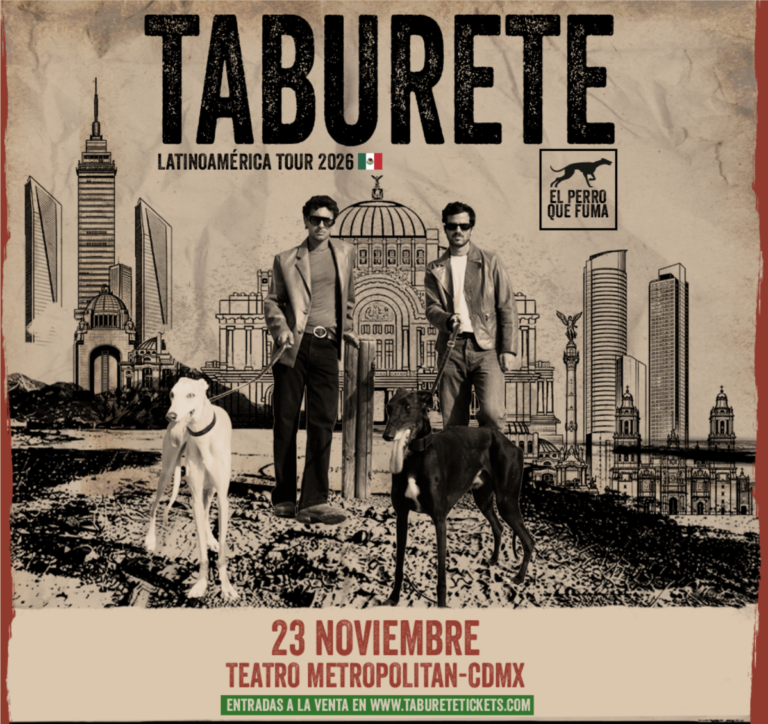 ¡Taburete está de regreso! La banda española anuncia tres fechas en México
