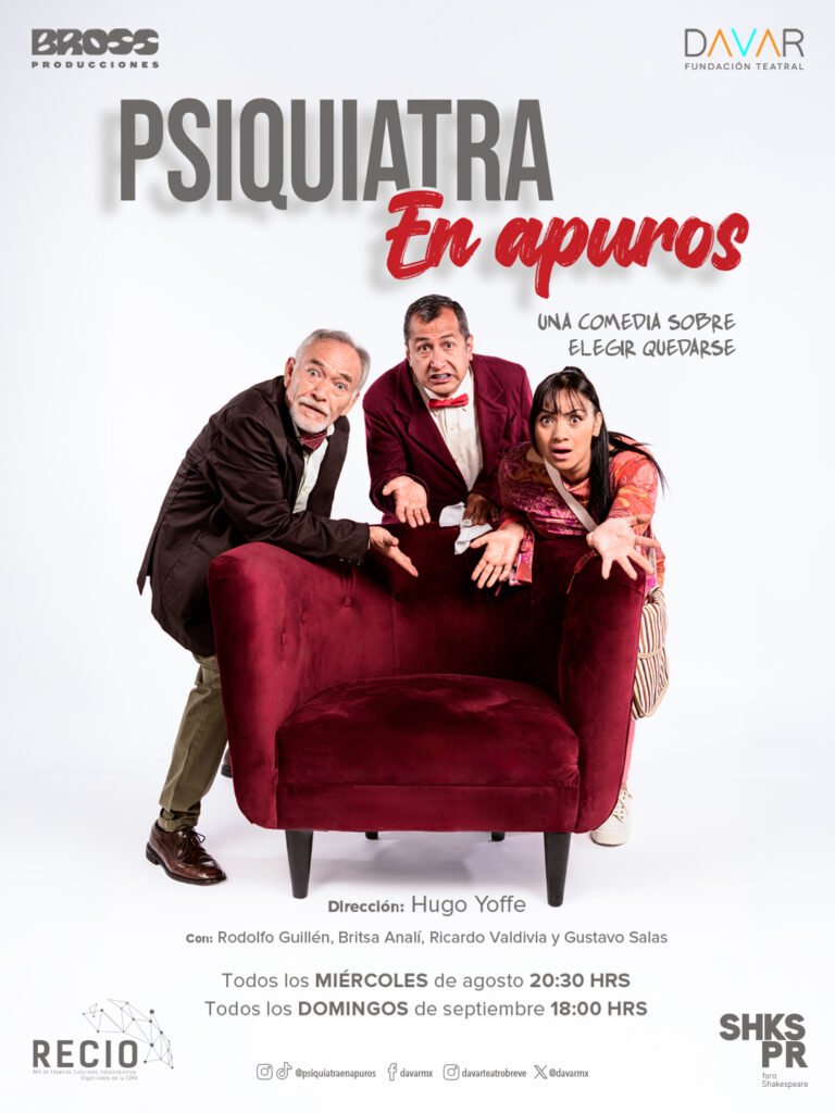 ¿Quién cuida al que cuida a todos? “Psiquiatra en apuros” llega al Foro Shakespeare