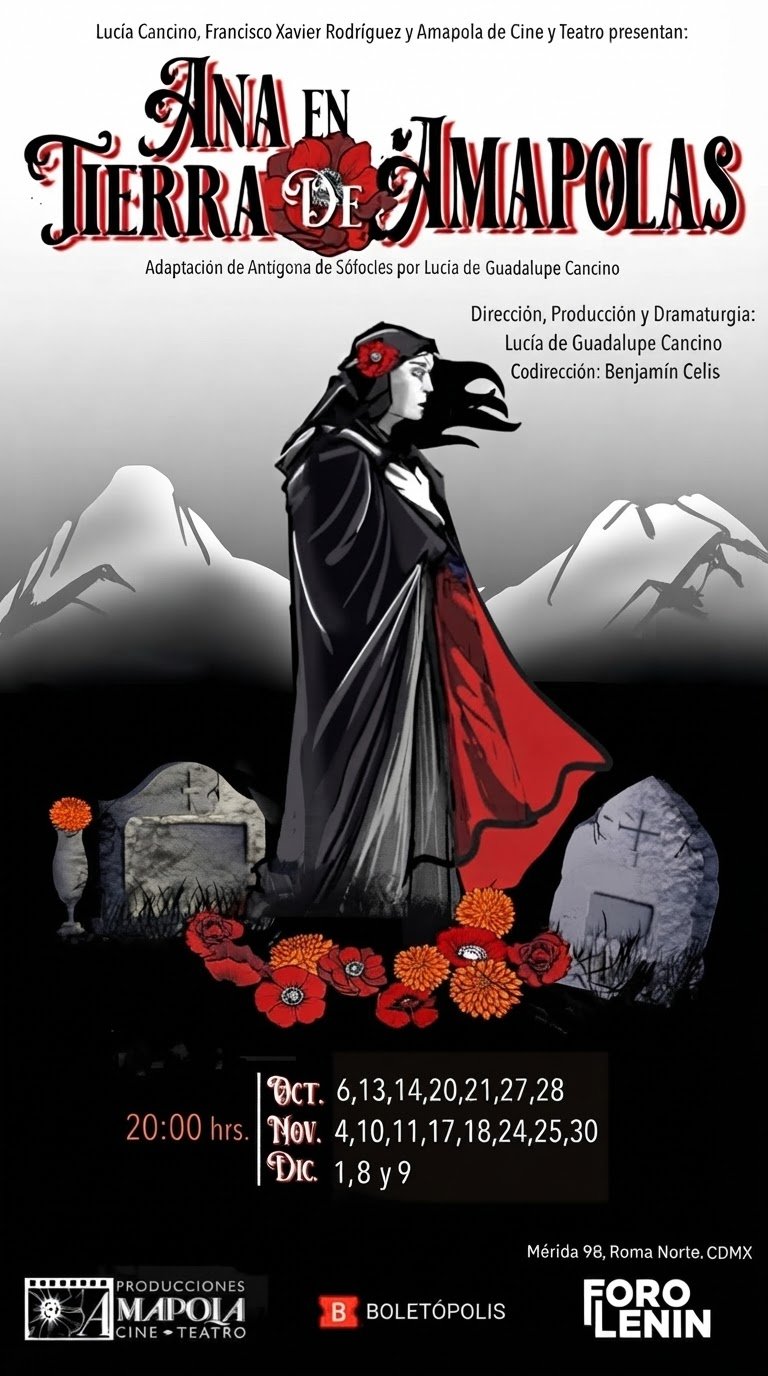 Una ofrenda contra el olvido: “Ana en Tierra de Amapolas” llega al Foro Lenin