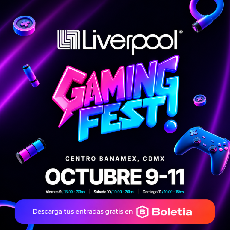 Gaming Fest 2026 regresa a CDMX con 13,000 m² de videojuegos, esports y entrada gratuita