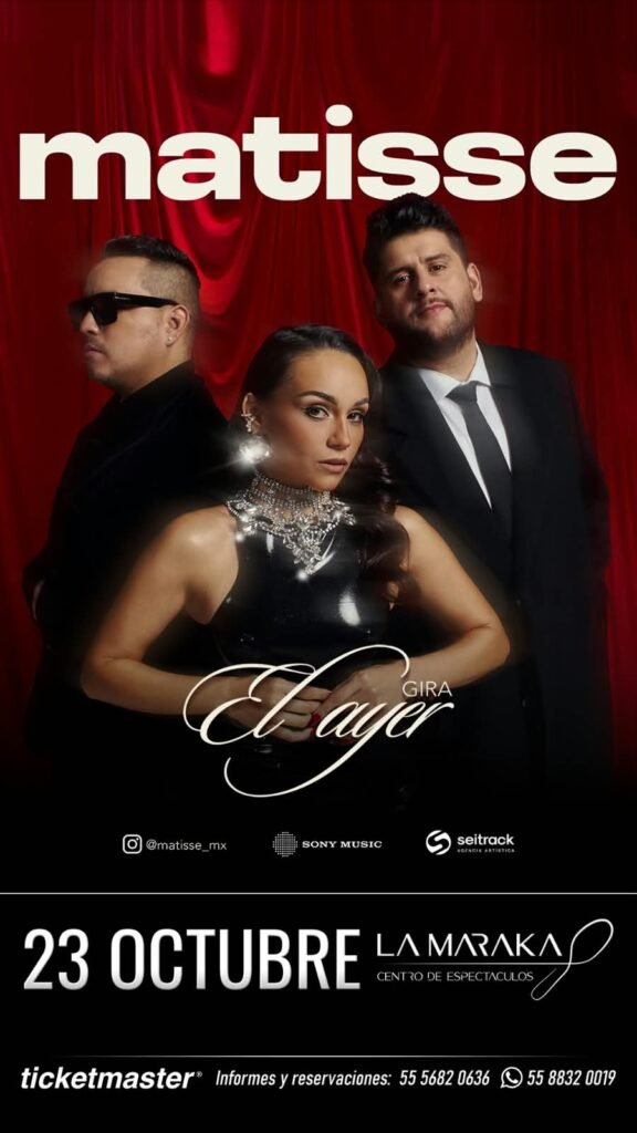 Del amor al desamor: Matisse prepara una noche de pop romántico en La Maraka