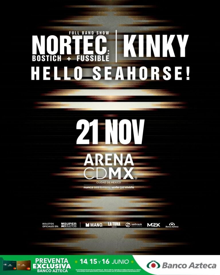 Nortec: Bostich + Fussible, Kinky y Hello Seahorse! | Conferencia